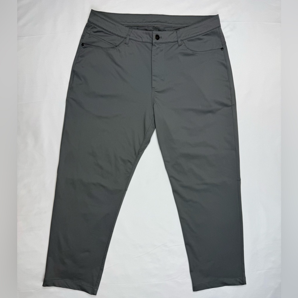 PXG Mens Golf Pants 34 x 28 Tapered Stretch Grey Parsons Extreme B7